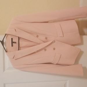 Light pink fully lined womens size 4 blazer NWOT